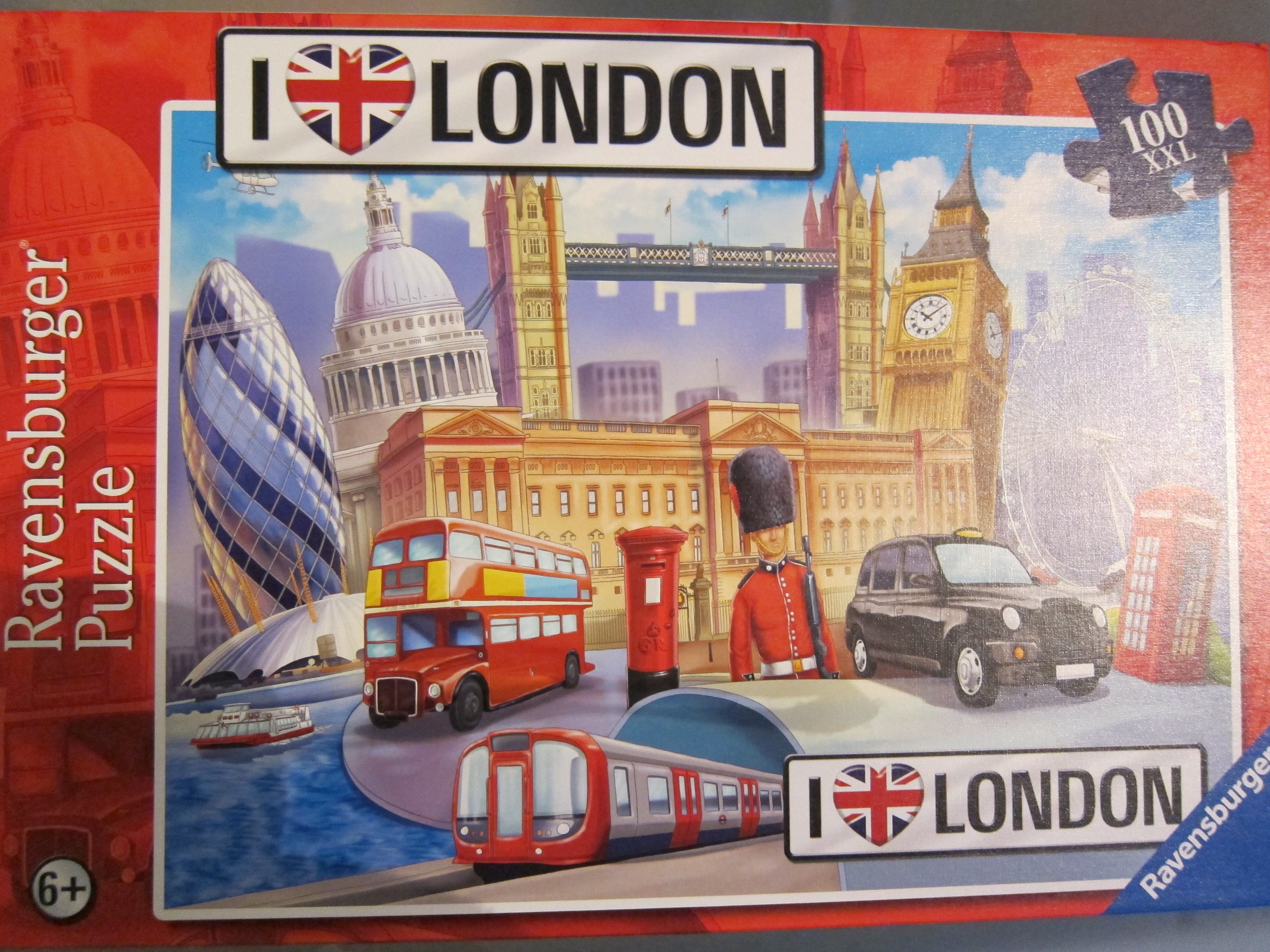 Ravensburger Puzzle Club: I â™¥ London 100 piece puzzle review