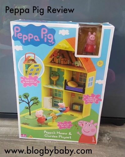 peppa pig house garden play set review