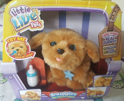 Little Live Pets Snuggles My Dream Puppy Realistic Dog Interactive Plush Toy 